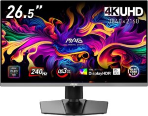 MSI MAG 272UP QD-OLED X24 26.5型 4K/240Hz