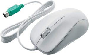 エレコム 有線マウス PS2 3ボタン 光学式 ホワイト ROHS指令準拠 M-K6P2RWH/RS