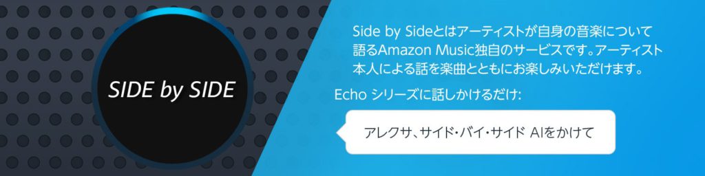 Amazon Side by Side は アレクサにも対応