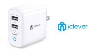 iClever 2.4A出力×2ポート USB充電器『IC-WB22W』を発売
