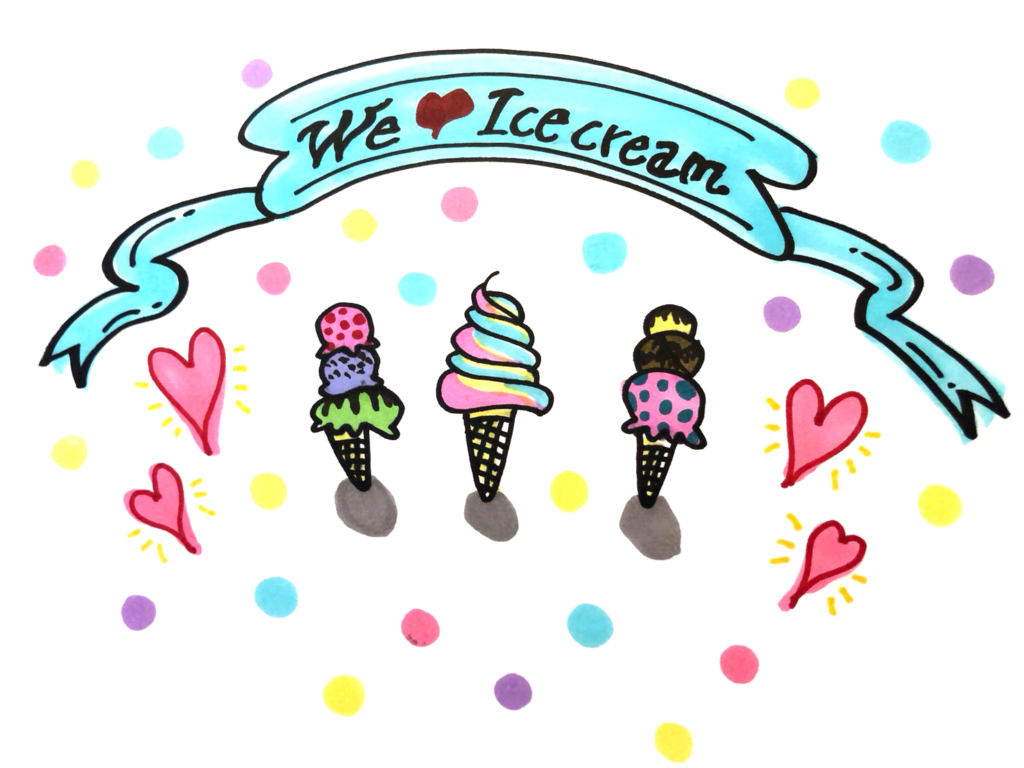 We Love Ice cream.