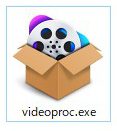 ダウンロードしたvideoproc.exeファイルを実行